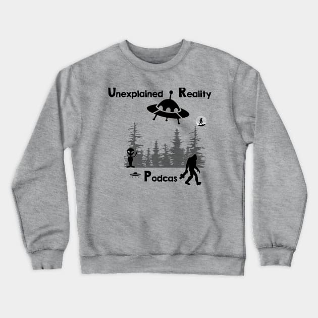 Unexplained Reality Podcast - Old School Crewneck Sweatshirt by unexplained_reality